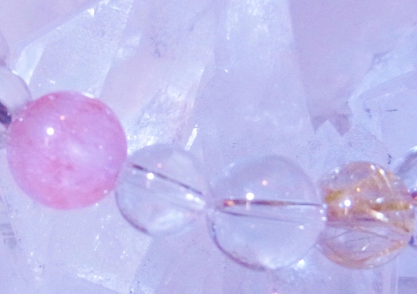 品川店 ストロベリークォーツデザインブレス