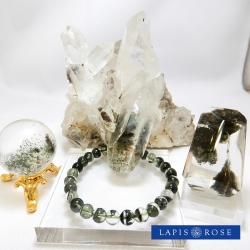 ガーデンクォーツ 「グリーンガーデンクォーツ」(庭入り水晶)