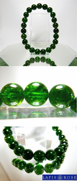 ダイオプサイト 「クロムダイオプサイト」(透輝石)